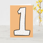 Eine Jubiläumskarte Karte (Gelbe Blume)