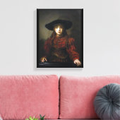 Eine jüdische Brücke - Rembrandt - 1641 Leinwanddruck (Insitu (Wohnzimmer))