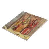 Eine jüdische Ehe, eingraviert von Charles Parsons Fliese (Seite)