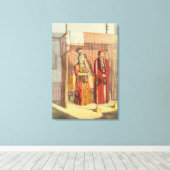 Eine jüdische Ehe, eingraviert von Charles Parsons Leinwanddruck (Insitu (Holzboden))