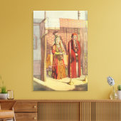 Eine jüdische Ehe, eingraviert von Charles Parsons Leinwanddruck (Insitu (Wohnzimmer))