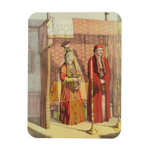 Eine jüdische Ehe, eingraviert von Charles Parsons Magnet