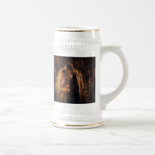 Eine jüdische Hochzeit durch Jozef Israels - circa Bierglas
