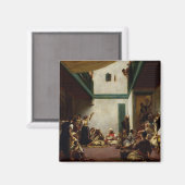 Eine jüdische Hochzeit in Marokko 1841 Magnet (Vorderseite/Rückseite)