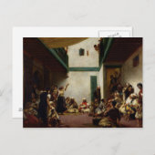 Eine jüdische Hochzeit in Marokko 1841 Postkarte (Vorne/Hinten)