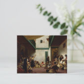 Eine jüdische Hochzeit in Marokko 1841 Postkarte (Stehend Vorderseite)