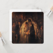 Eine jüdische Hochzeit von Jozef Israels - Circa 1 Karte (Vorderseite/Rückseite Beispiel)