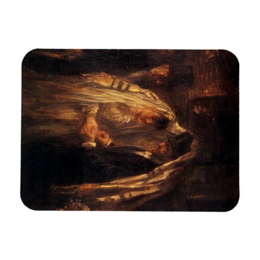 Eine jüdische Hochzeit von Jozef Israels - Circa 1 Magnet (Horizontal)