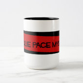 Eine Julie Page Mystery-Tasse Zweifarbige Tasse (Mittel)