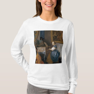 Eine junge Dame gesetzt an einem Virginal, c.1670 T-Shirt