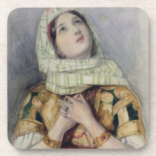 Eine junge Dame in das Türkische-dem Kleid (w/c Untersetzer