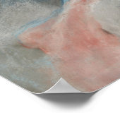 Eine junge Frau mit Papagei Poster (Ecke)