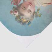 Eine junge Frau von Jean-Honore Fragonard Seidenpapier (Ausschnitt)