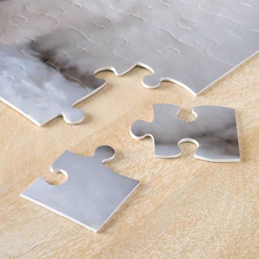 Eine junge ragdoll Katze, die auf Pelz im Stuhl Puzzle (Seite)