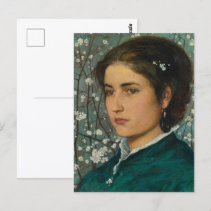 Eine junge Schönheit von Edward Robert Hughes Postkarte