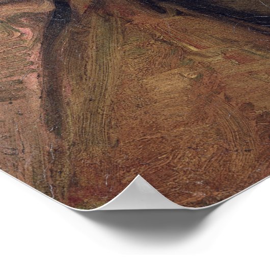 Eine junge schwarze Frau Poster (Ecke)