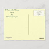 Eine Jungfrau mit einem Einhorn von Domenico Zampi Postkarte (Rückseite)