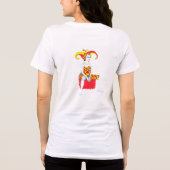 Eine Jungkönigin Tri-Blend Shirt (Rückseite)