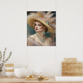 Eine juwelengeschmückte Elegance Poster (Küche)