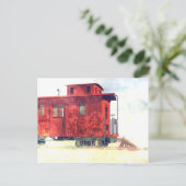 Eine Kabine am Ende der Leitung Postkarte (Stehend Vorderseite)