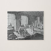 Eine Kabinettswerkstatt, aus der "Enzyklopädie" Puzzle (Horizontal)