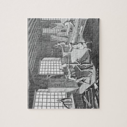 Eine Kabinettswerkstatt, aus der "Enzyklopädie" Puzzle (Vertikal)