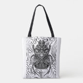 Eine Käfertasche Tasche (Rückseite)