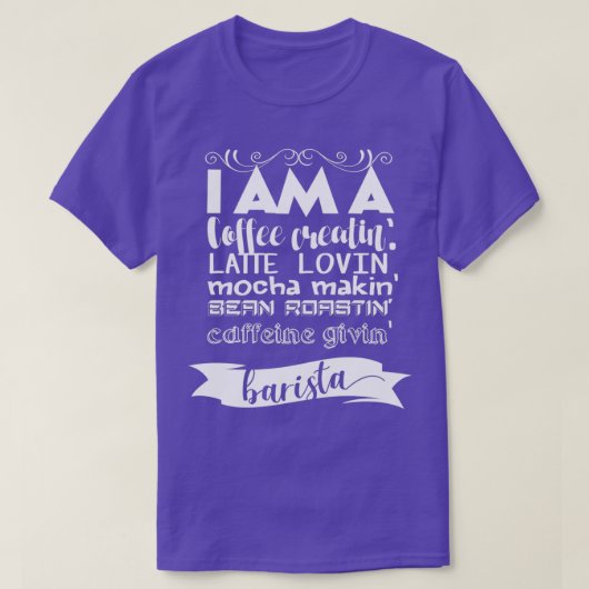 Eine Kaffeekreatur T-Shirt (Design vorne)