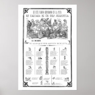 EINE "KALAVERA"-BREITE VON JOSE GUADALUPE POSADA POSTER