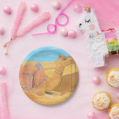 Eine Kamelpapierplatte Pappteller (Party)