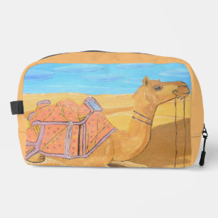 Eine Kameltoiletasche Waschbeutel