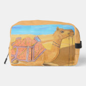 Eine Kameltoiletasche Waschbeutel (Rückseite)