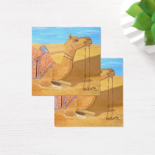 Eine KamelVisitenkarte (Schreibtisch)