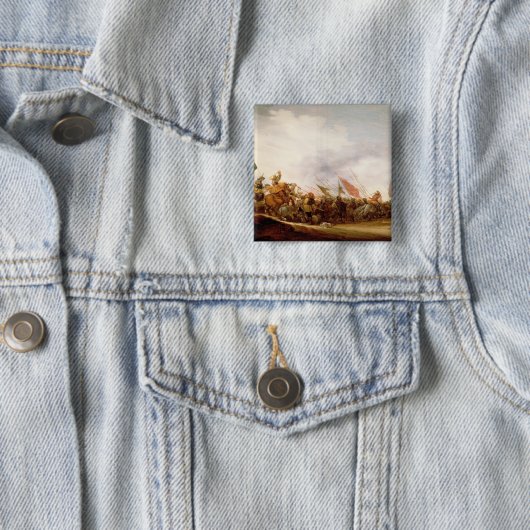 Eine Kampf-Szene, 1653 Button (Beispiel)