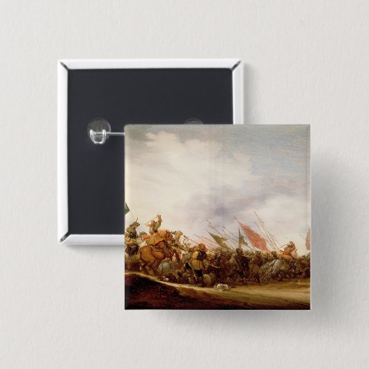 Eine Kampf-Szene, 1653 Button (Vorne & Hinten)