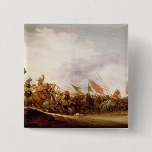 Eine Kampf-Szene, 1653 Button