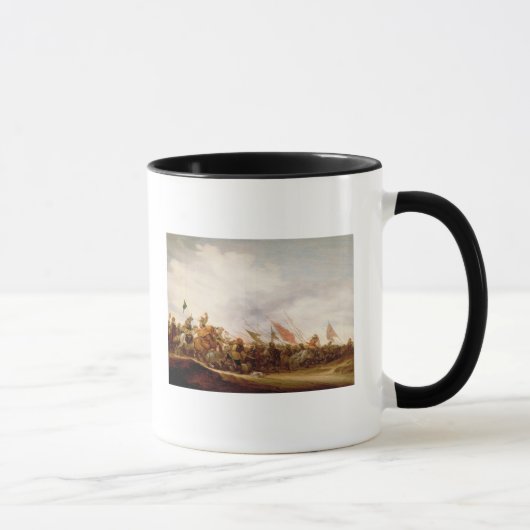Eine Kampf-Szene, 1653 Tasse (Rechts)