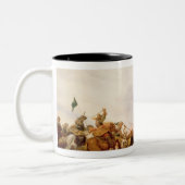 Eine Kampf-Szene, 1653 Zweifarbige Tasse (Links)