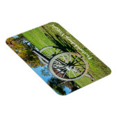 Eine Kanone auf dem Friedrichsburger Schlachtfeld Magnet (Rechte Seite)