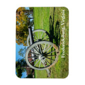 Eine Kanone auf dem Friedrichsburger Schlachtfeld Magnet (Vertikal)