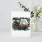 Eine Kansas-City-Skulptur im Park Postkarte (Stehend Vorderseite)