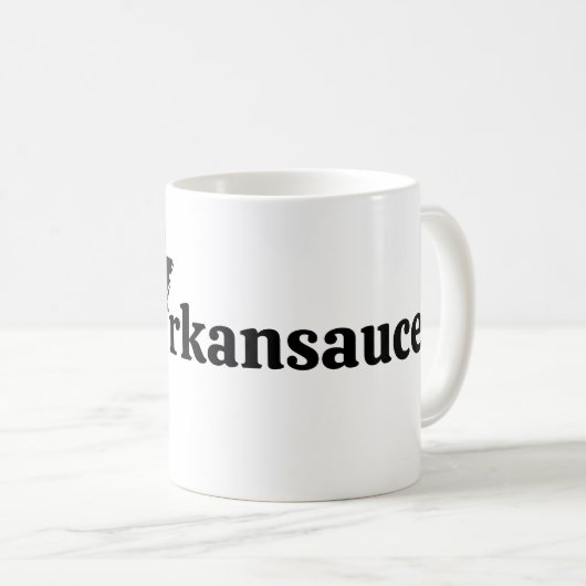 Eine Kansauce Kaffeetasse (VorderseiteRechts)