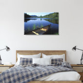 Eine Kanufahrt Erholung am Ufer des Little Long Po Leinwanddruck (Insitu (Schlafzimmer))
