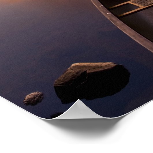 Eine Kanufahrt Erholung am Ufer des Pawtuckaway La Poster (Ecke)