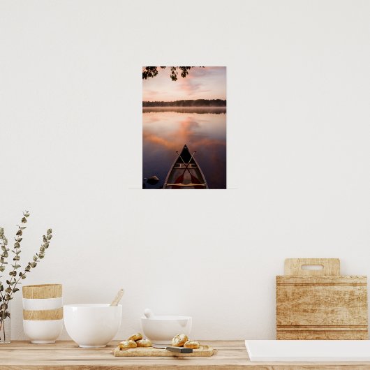 Eine Kanufahrt Erholung am Ufer des Pawtuckaway La Poster (Küche)