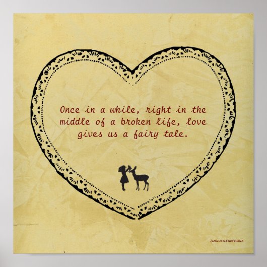 Eine kaputte Lebensmärchen Poster (Vorne)