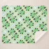 Eine Karierte und gedämpfte Decke Sherpadecke (Vorderseite (Horizontal))