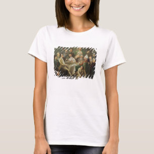 Eine Karikatur-Gruppe, c.1776 (Öl auf Leinwand) T-Shirt