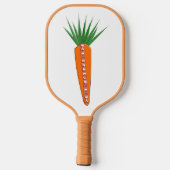 Eine Karotte für den Weihnachtsbaum Pickleball Schläger (Rückseite)