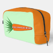 Eine Karotte für den Weihnachtsbaum Waschbeutel (Rechte Ecke)